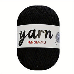 Soft 4-strand 50g Yarn for Crochet & Knitting Projects - Primary Colors