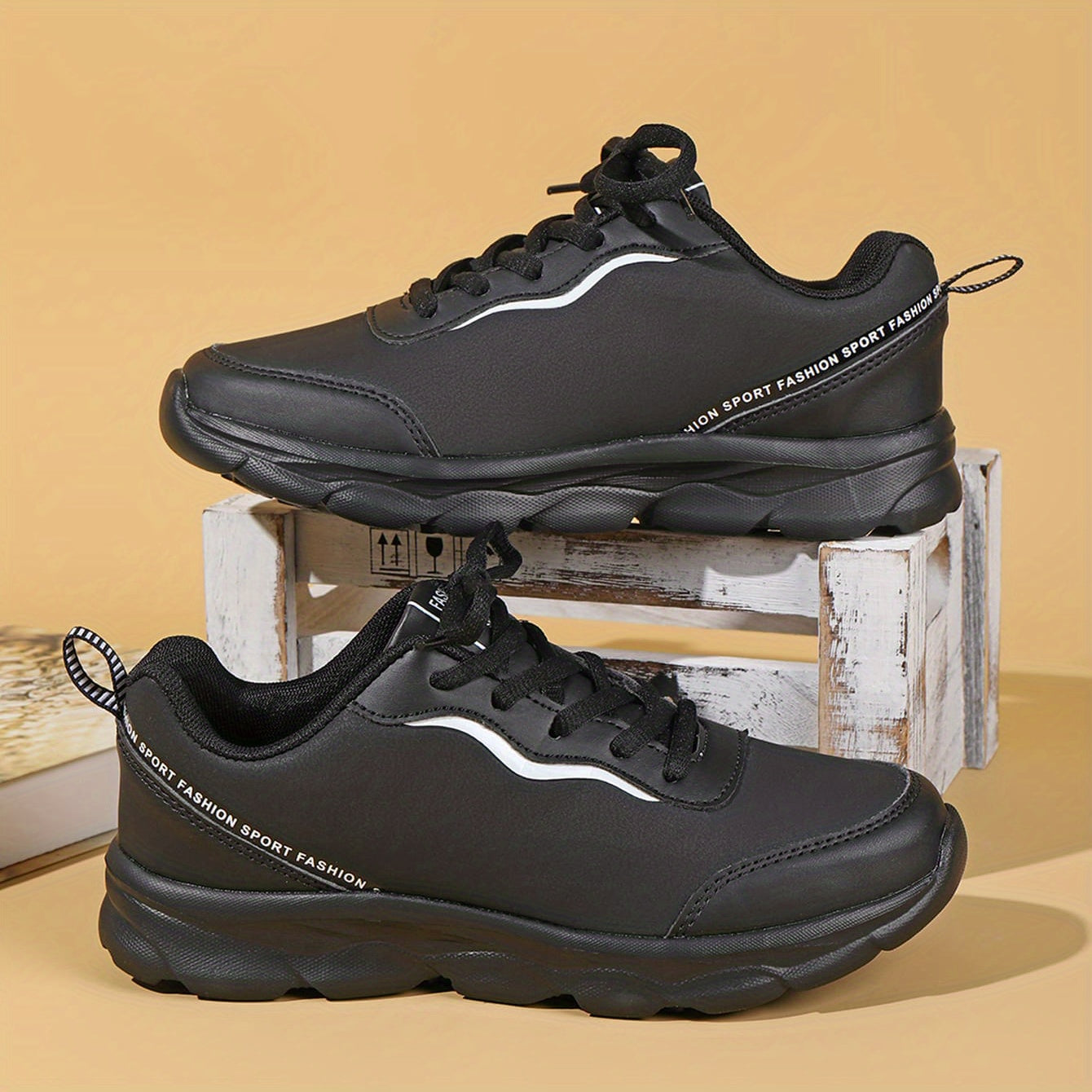 Women's Non-slip Lace Up Sneakers Lightweight Running Shoes