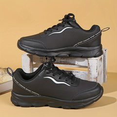 Women's Non-slip Lace Up Sneakers Lightweight Running Shoes