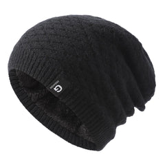 Men's Knit Wool Hat in Khaki Color