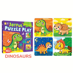 Dinosaur Jigsaw Puzzle Matching Game for Kids Age 0-3 Early Learning Toy