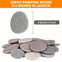 10pcs River Rocks For Painting 5-7 Inches DIY Flat Painting Stones