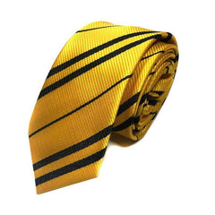 Men's Business NeckTie Narrow Tie Polyester Wedding Festive Striped Tie