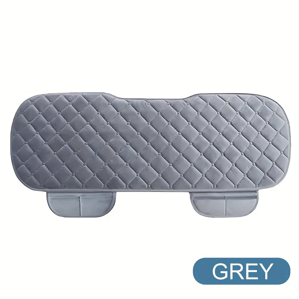 Plush Car Back Seat Cover Rear Protector Mat Auto Chair Cushion