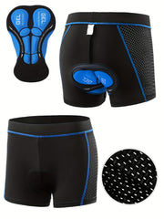 Mens Compression Cycling Biking Shorts 3D Gel Padded Short Pants