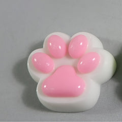 Cat Paw Squeeze Toy Soft Rubber Relaxation Toy Pink