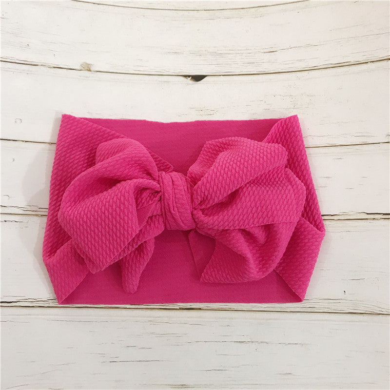 Girl Baby Bow Beanie Cap Toddler Infant Turban Hat