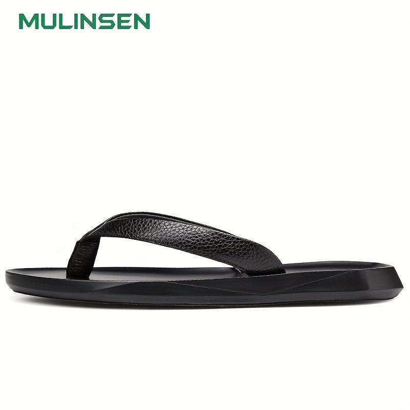 Leather Arch Support Flip Flops Lightweight Thong Sandals