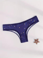 3pcs Lace Stitching Panties Low Waist Women's Lingerie