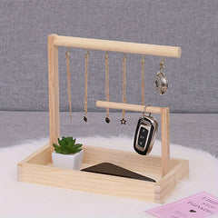 Wooden Jewelry Holder for Accessories - DIY Craft