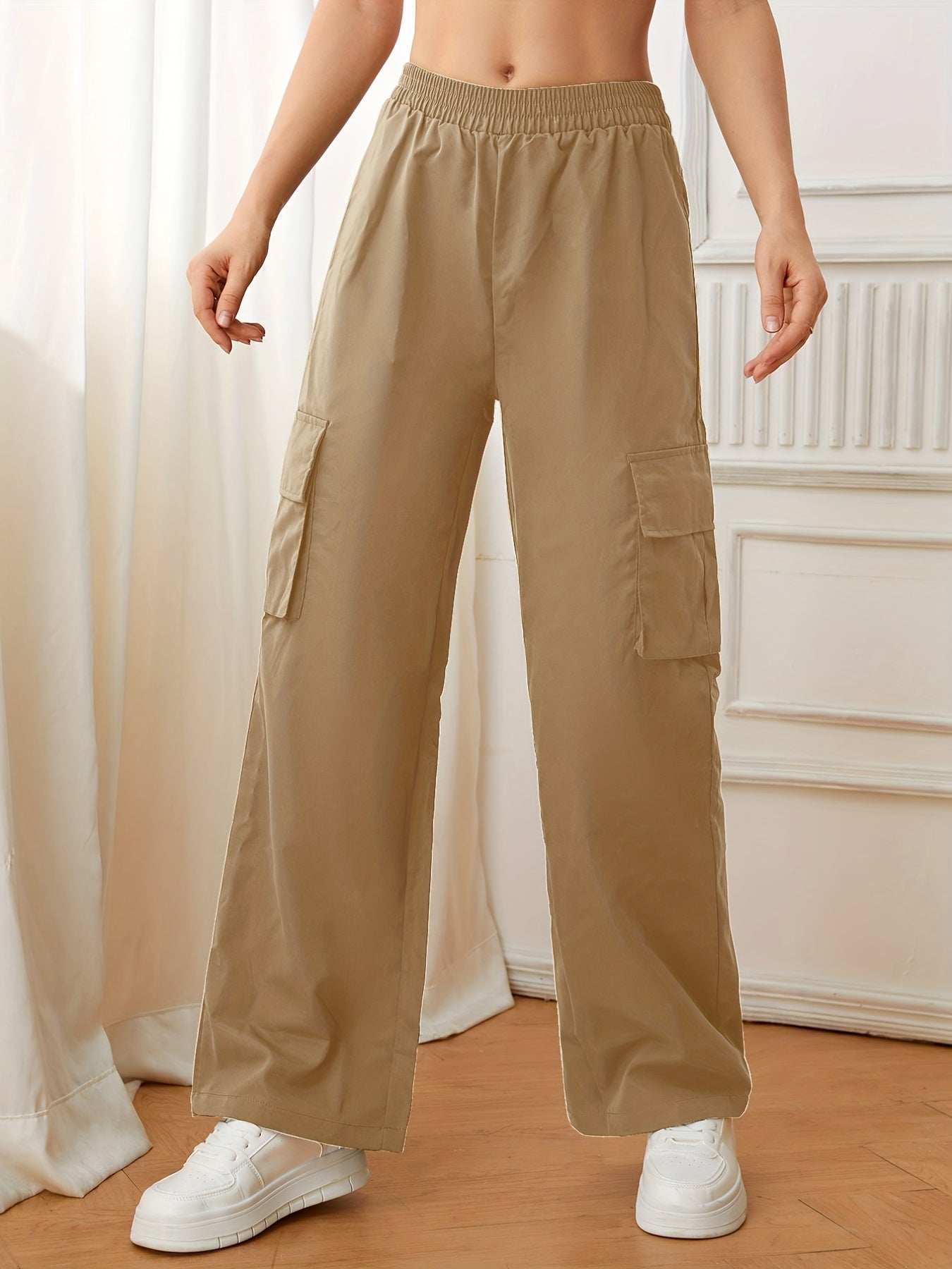 Cargo Pants Casual High Waist Pants Women's Clothing