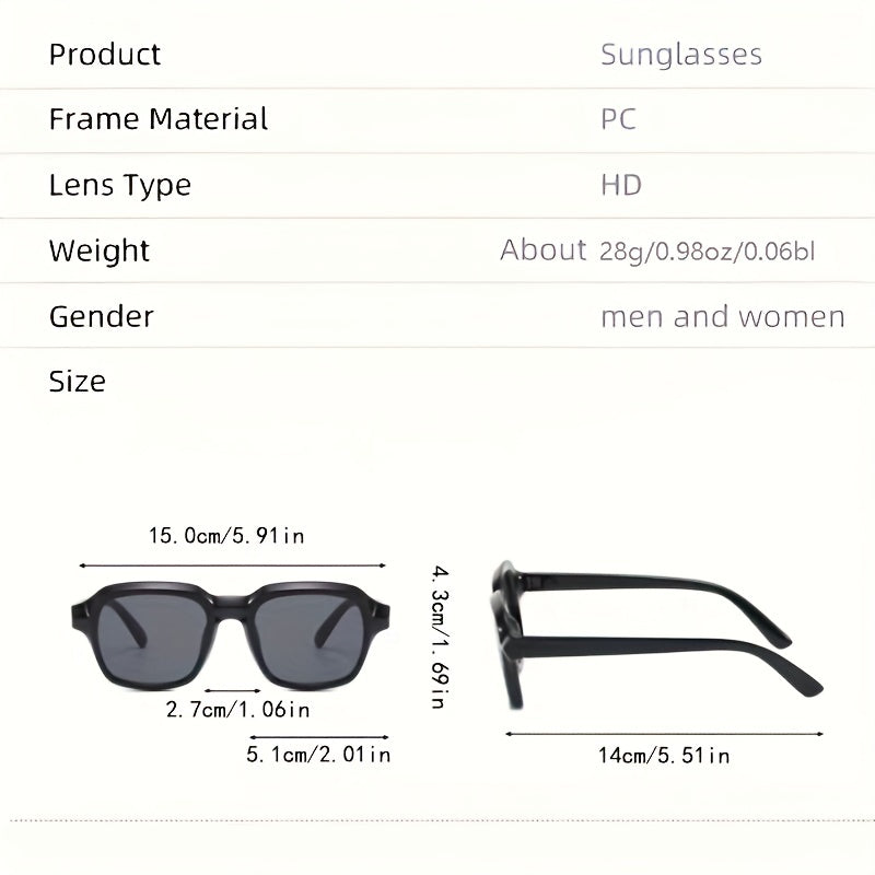 Y2K Square Gradient Sunglasses UV400