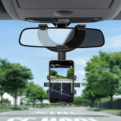 360 Rotatable Car Phone Mount - Perfect RearView Mirror View