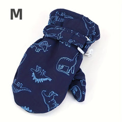 Kids Winter Skiing Gloves Coldproof Thickened Autumn Gloves