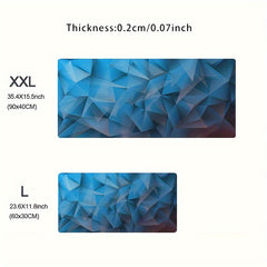 Abstract Geometry Shapes Mouse Pad for Office and Gaming
