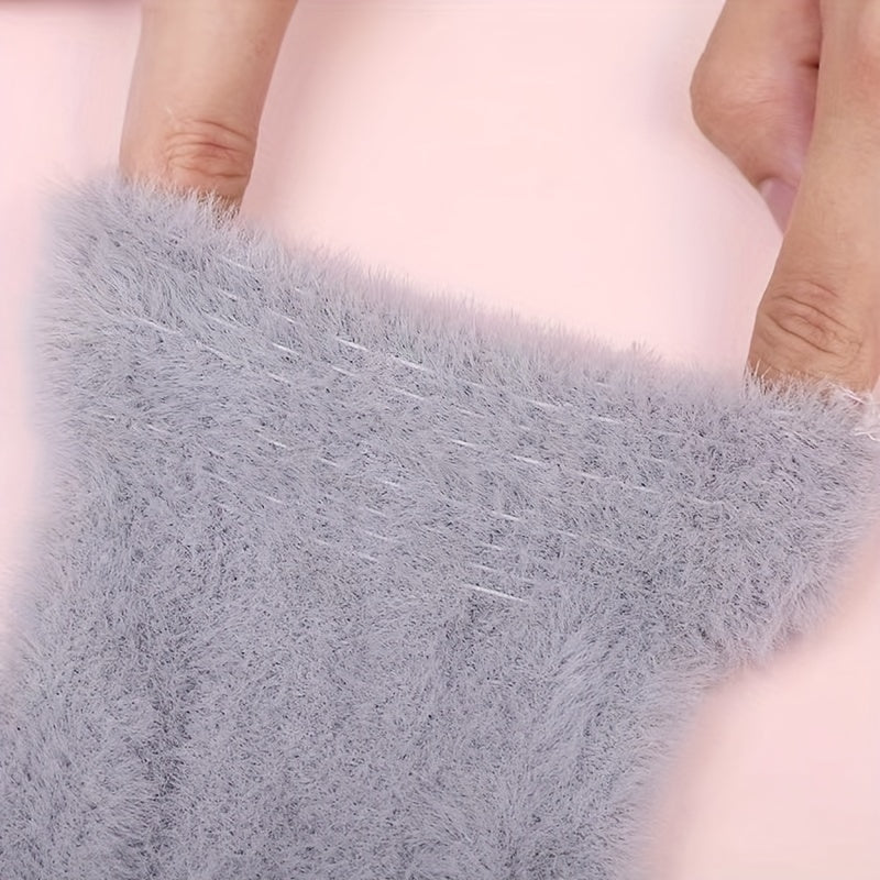 Winter Warm Cartoon Knitted Gloves