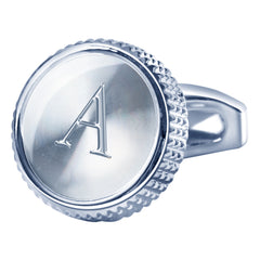 Men's Classic Letter Cufflinks for Business Casual