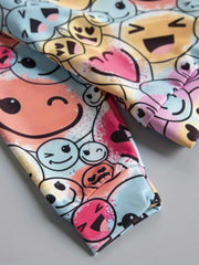 Kids Smile Face 3D Print Sweatshirt Cartoon Hoodie Top