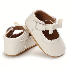 Bowknot Solid Baby Girl Sandals Soft Slip-Resistant Shoes for Indoor Outdoor