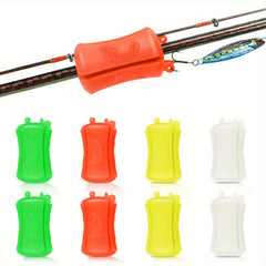 8pcs Portable Fishing Rod Fixed Ball Silicone Fishing Rod Clip Holder