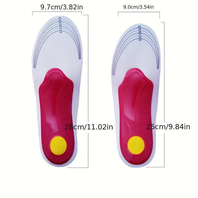 Orthotic Insoles for Arch Support Flat Feet Pronation Plantar Fasciitis Gel Pad