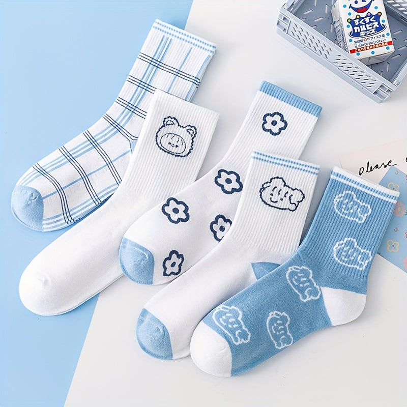 Pair of Polar Bear Print Socks for Women