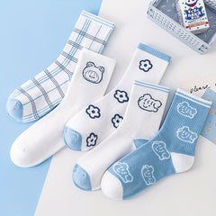 Pair of Polar Bear Print Socks for Women