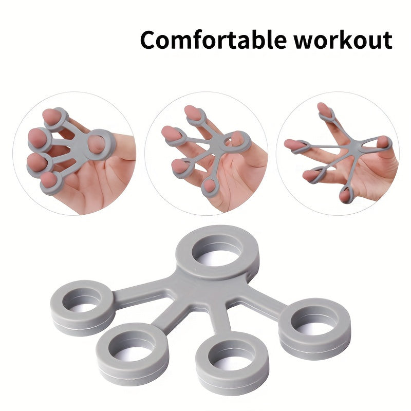 3pcs Five Fingers Training Bands Hand Grip Strengtheners