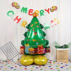 3D Standing Bell Tree Christmas Decoration Balloon