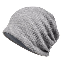 Velvet Lined Beanie Soft Warm Ski Cap Chemo Caps Cancer Headwear