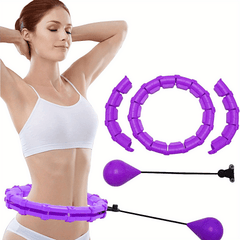 Adjustable 2 in 1 Exercise Hoops with 24 Chain Loops