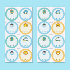 Custom Fabric Labels 48pcs, for Clothes, School, Daycare, Sport