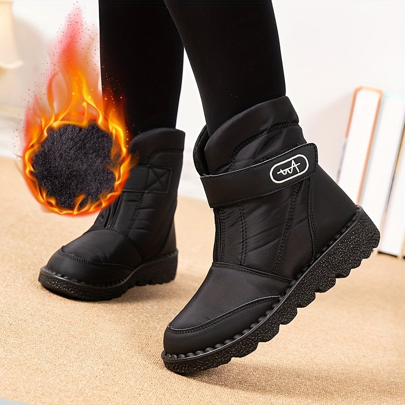 Women's Waterproof Snow Boots Comfortable Warm Shoes
