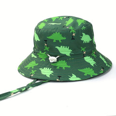 Baby Sun Hat Cartoon Dinosaur Dolphin Pattern Sun Protection Hats Toddler