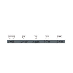 Gradient Square Sunglasses Women Rimless Sunshade Eyeglasses