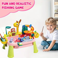 Giraffe Play Sink with Running Water Kitchen Sink Toys for Toddlers