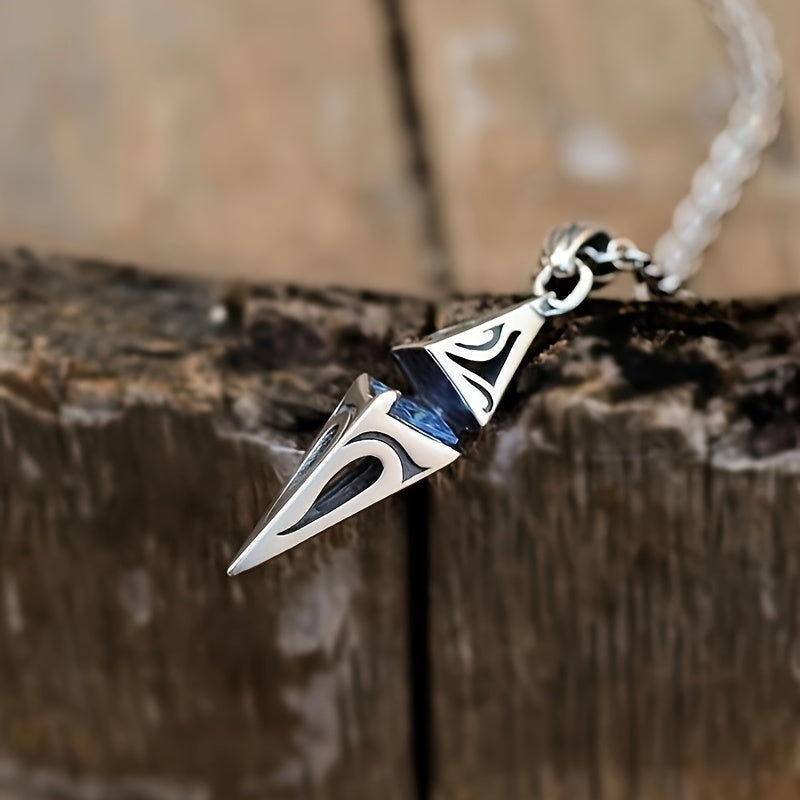 Boho Copper Pendant Necklace Synthetic Gemstone Unisex Hip Hop Street Jewelry