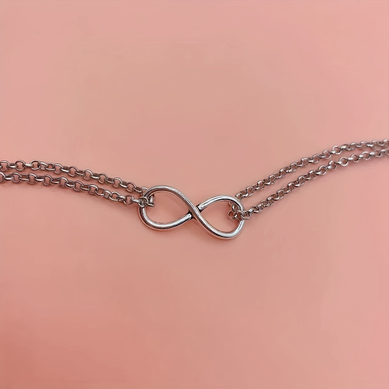 Double Layer Anklet Style Bracelet For Women & Girls