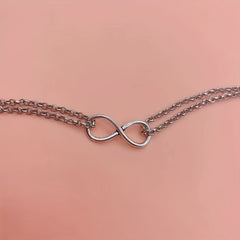 Double Layer Anklet Style Bracelet For Women & Girls
