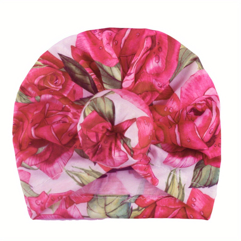 Cute Donut Baby Turban Hat, All Seasons
