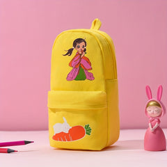 Girl Heart Canvas Pencil Case Large Capacity Cartoon Anime Opening Season Gift