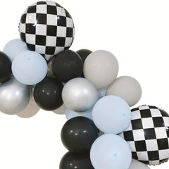 94pcs Race Car Balloons Garland Kit Racing Cars Theme Party Supplies
