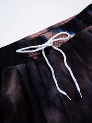 Tie Dye Drawstring Shorts Casual Shorts For Women