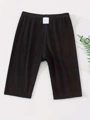 Girls Elastic Waist Safety Shorts Under Skirt Dress Kids Clothes