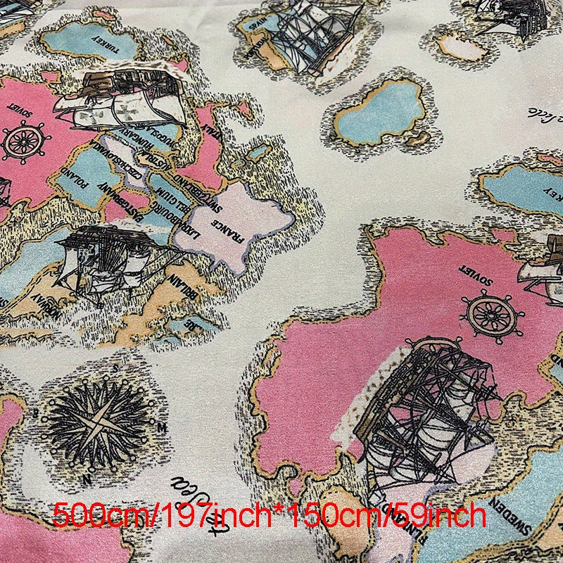 Digital Printed Stretch Fabric for DIY Clothes Sewing