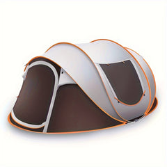 2 4 6 8 Person Pop Up Tent Waterproof Automatic Tent With 2 Doors