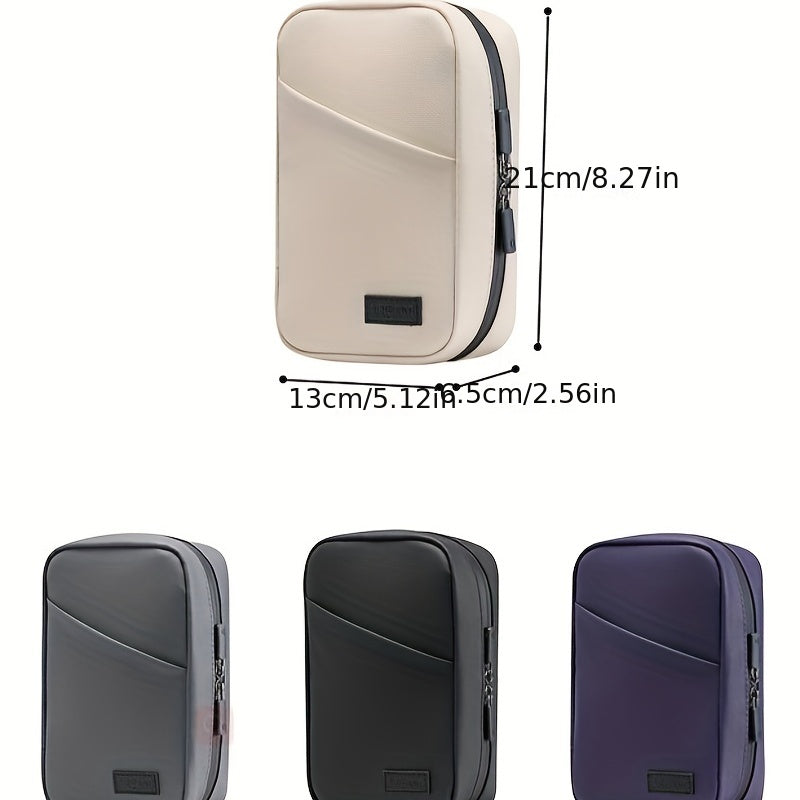 Waterproof Data Cable Bag Small Zipper Electronic Accessories Bag