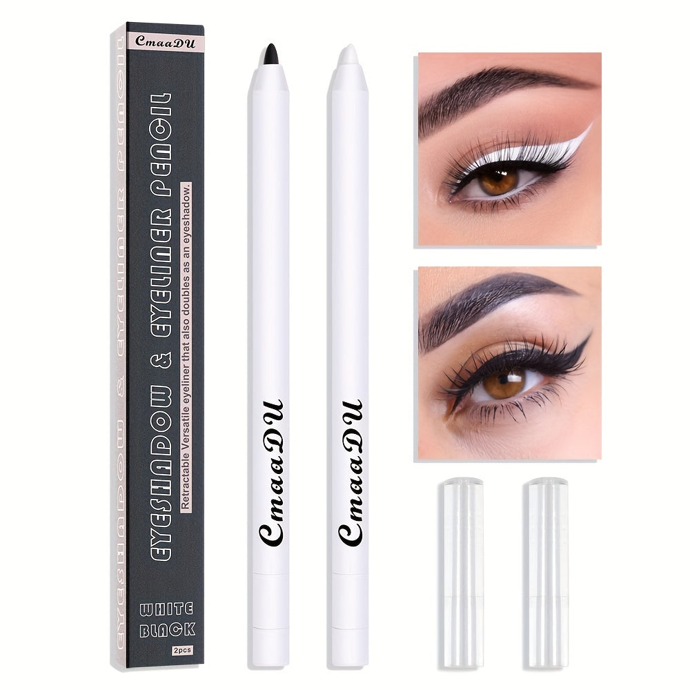 Waterproof Gel Eyeliner Pencil Quick Drying Smooth Long Lasting Brighten