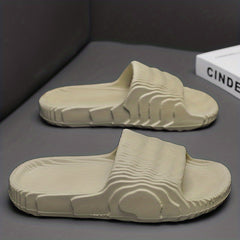Men's Non Slip Slides Lightweight Open Toe Quick Dry Slippers