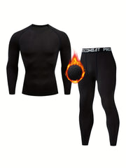 Men's Quick Drying Compression Shirt & Leggings Set